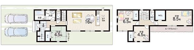 【4LDK】○耳成南小学校・・・徒歩9分 ○八木中学校・・・徒歩14分
