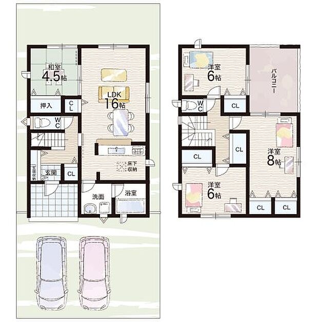 【4LDK】○御所小学校・・・徒歩11分 ○御所中学校・・・徒歩10分