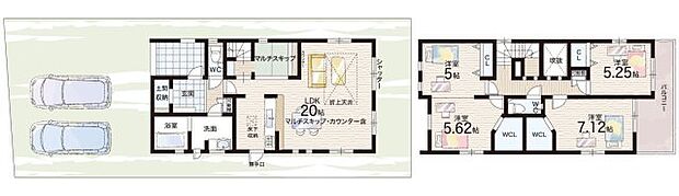 【3LDK】○綾野小学校・・・徒歩3分 ○水口中学校・・・徒歩19分