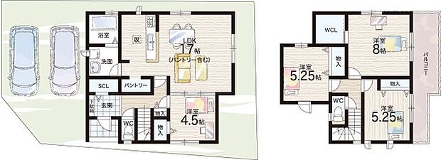 【4LDK】○若草小学校・・・徒歩15分 ○須磨北中学校・・・徒歩10分