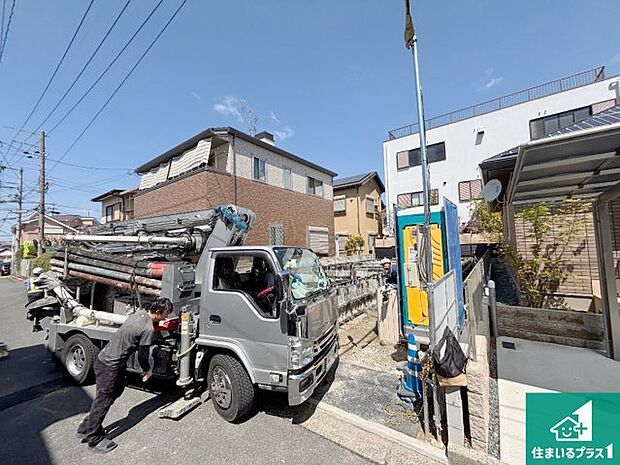 【外観】現在の進捗状況です!順調に作業進行中、完成が待ち遠しいです!詳細の間取り等、お気軽にお問い合わせください!