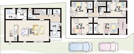 ○津田小学校・・・徒歩7分 ○第二中学校・・・徒歩22分 