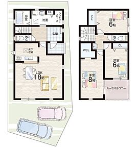 ○曙川小学校・・・徒歩8分 ○曙川南中学校・・・徒歩4分 
