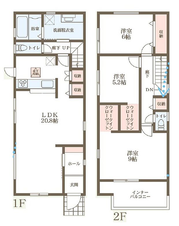 【3LDK】○大安寺小学校・・・徒歩12分 ○春日中学校・・・徒歩17分