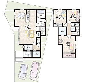 ○市原野小学校・・・徒歩27分 ○洛北中学校・・・徒歩27分 