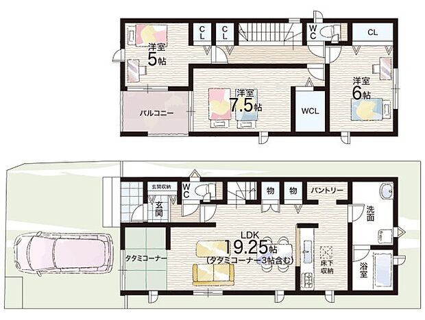 【3LDK】○鳥飼西小学校・・・徒歩2分 ○第二中学校・・・徒歩8分