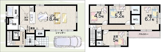 1区画