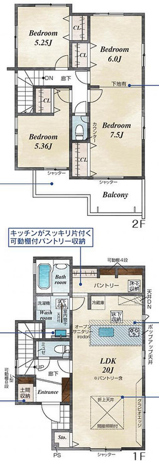 【3LDK】○東羽衣小学校・・・徒歩9分 ○高石中学校・・・徒歩6分