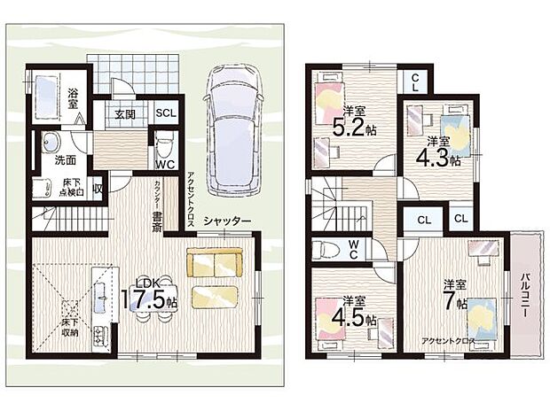 【4LDK】○橋本小学校・・・徒歩20分 ○男山第三中学校・・・徒歩32分