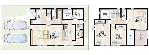 【3LDK】○志都美小学校・・・徒歩16分 ○香芝北中学校・・・徒歩17分