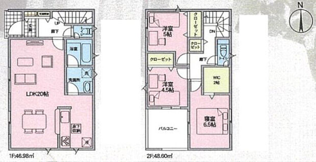 【3LDK】○玉串小学校・・・徒歩1分 ○花園中学校・・・徒歩6分