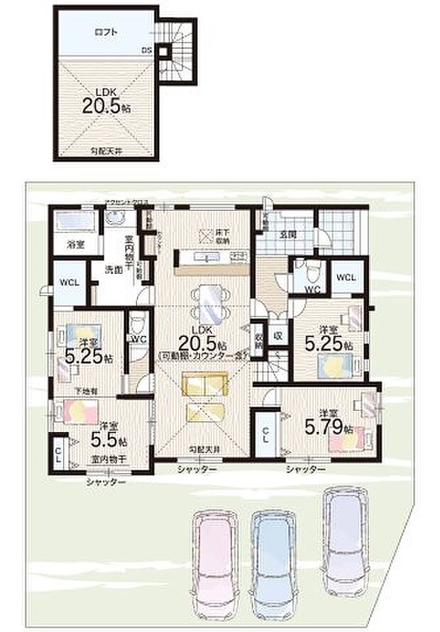 【3LDK】○田原本小学校・・・徒歩30分 ○北中学校・・・徒歩29分