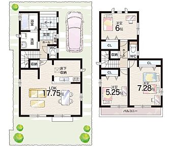 ○多田小学校・・・徒歩13分 ○多田中学校・・・徒歩20分 