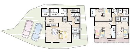 ○生駒南小学校・・・徒歩11分 ○生駒南中学校・・・徒歩7分 