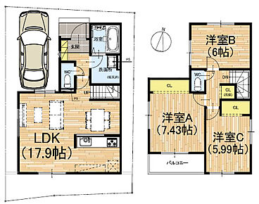 ○東谷小学校・・・徒歩3分 ○東谷中学校・・・徒歩9分 