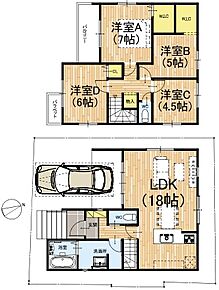 ○橋本小学校・・・徒歩17分 ○男山第三中学校・・・徒歩25分 