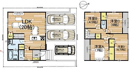 ○藤尾小学校・・・徒歩1分 ○皇子山中学校・・・徒歩55分 