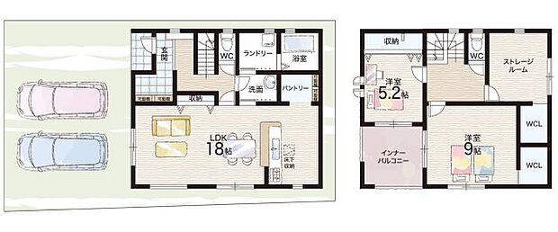 【2LDK+S(納戸)】○小金台小学校・・・徒歩12分 ○富田林市明治池中学校・・・徒歩12分