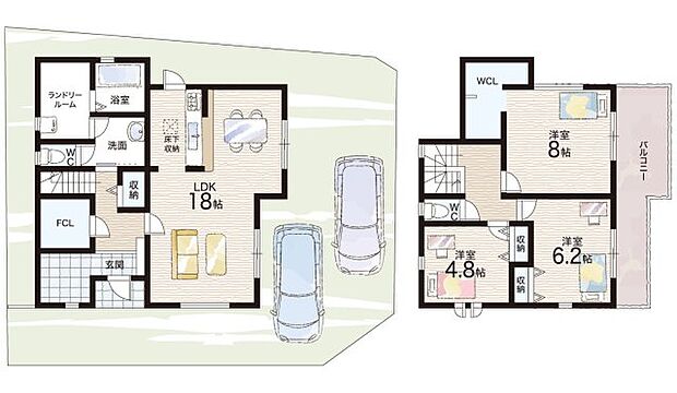 【3LDK+S(納戸)】○伏見小学校・・・徒歩5分 ○伏見中学校・・・徒歩20分