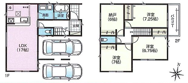 【3LDK+S(納戸)】○亀岡小学校・・・徒歩19分 ○亀岡中学校・・・徒歩19分