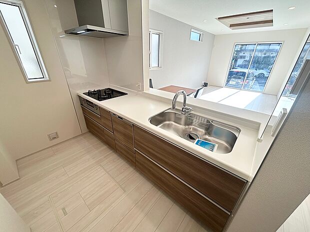 【キッチン】1号棟・食器洗い乾燥機と浄水器付