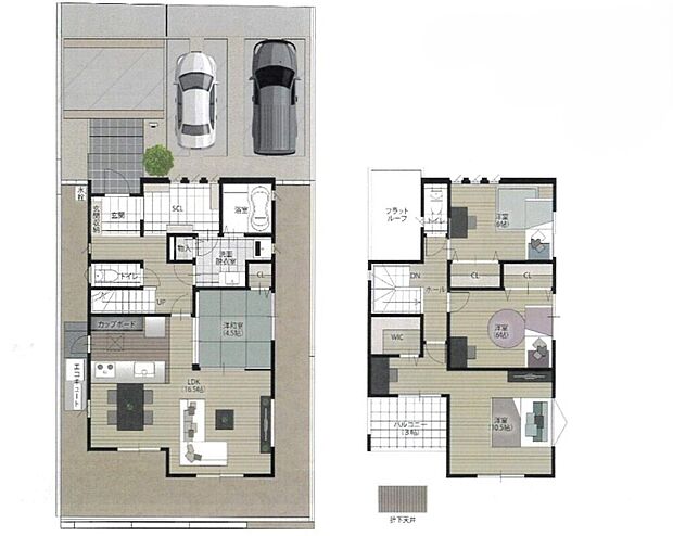 【4号地】間取図