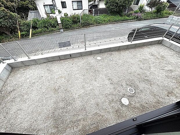 BBQもできるお庭付き！