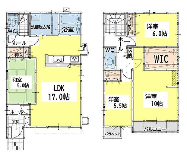 【1号棟】間取図