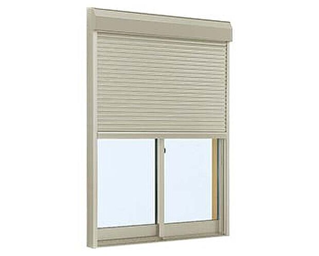 【-】外観を損なわないシンプルなデザインのシャッター。防犯や台風対策に効果的です。