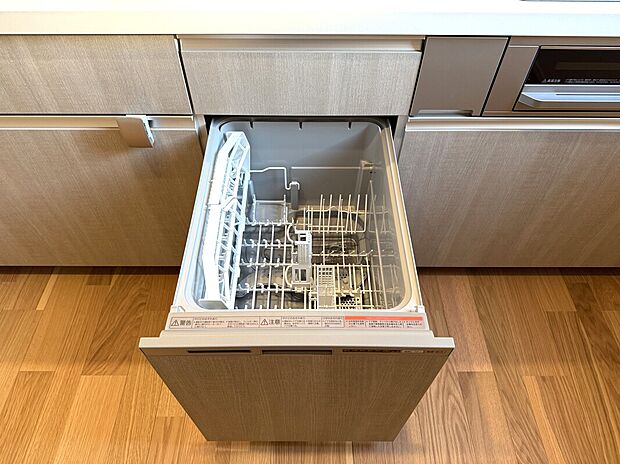【【2号地】キッチン】家事効率UPの強い味方、食器洗浄乾燥機付き！