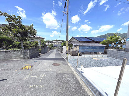 【1号棟】前面道路
