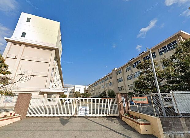 福岡市立三筑中学校(約550m)