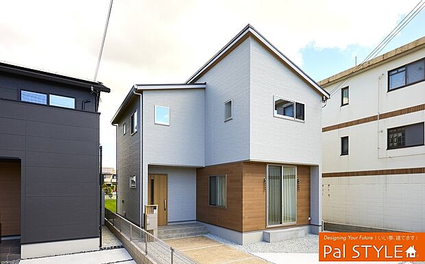 【外観　5号地】土地面積：150.28m2(約45.45坪)　/　建物面積：103.50m2　/　3,730万円