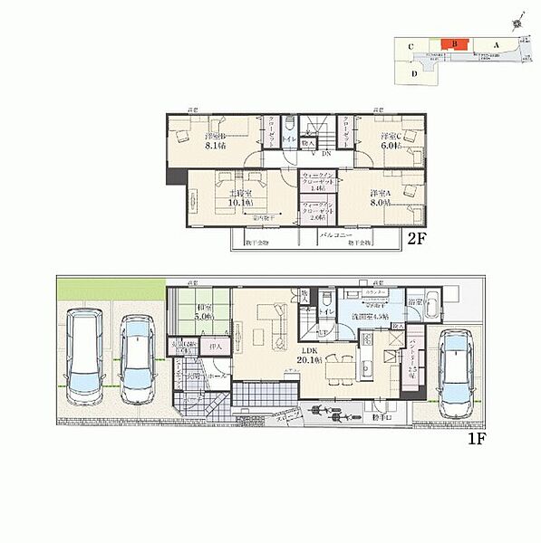 B棟　間取り図