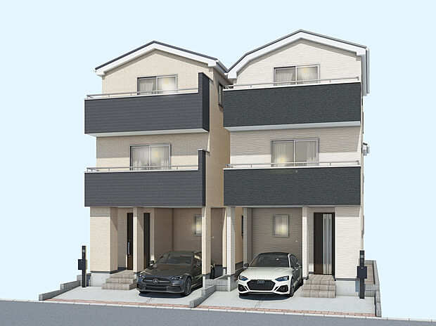 外観パース
当日のご案内も可能です。近くにモデルルームあります。