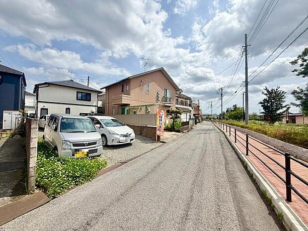 【現況写真】現地前面道路