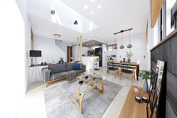 【住みごこちのいい空間をつくる2つのプランニング】銘木のフロアなど木の風合いを感じる素材をちりばめました。ナチュラルな質感の温もりが随所から伝わり、質の高い憩いで家族を包みます。