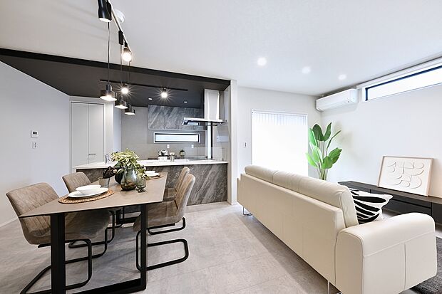 １号地リビング、ダイニング