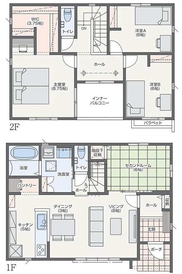 (No.4)、価格3490万円、4LDK、土地面積255m2、建物面積114.27m2