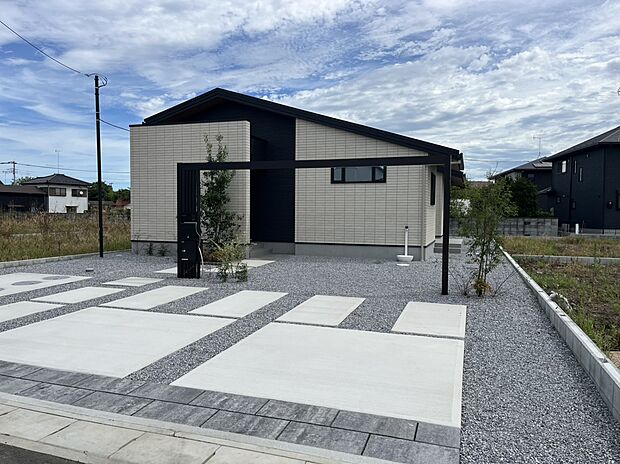 【モデルハウス【No.5】】完成間近!平屋の良さを存分に体感できるモデルハウスとなっております。