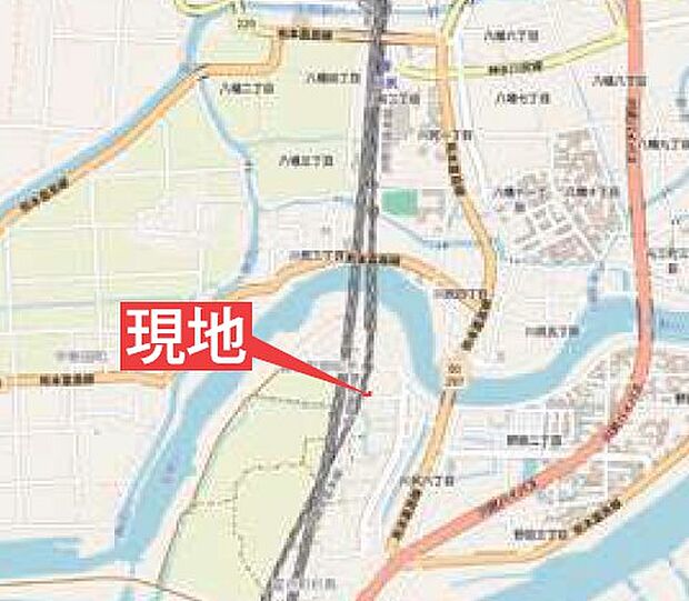 ■カーナビ：熊本市南区富合町杉島１４４７付近