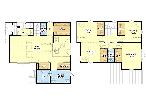 間取り 31坪 4SLDK
