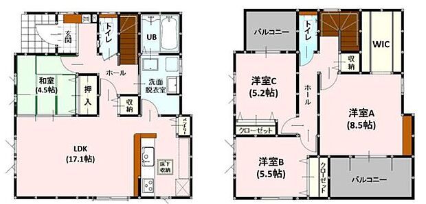 １号棟｜間取り