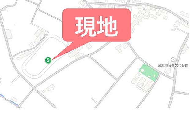 カーナビ:合志市合生3543-6付近