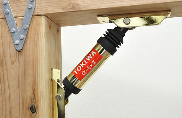 【制震ダンパー TOKIWA】【同一仕様】 地震による建物の揺れを減らし、建物を地震から守ります。最大55%地震の揺れを吸収し、繰り返しの地震にも強く、小さな揺れからもその効果を発揮することが特徴です。120年以上の耐久性で半永久的にメンテナンスフリーです。