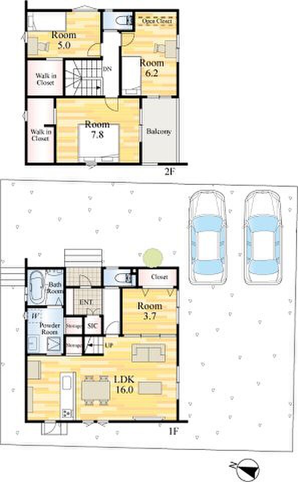 【4LDK】■支払い例■ 月々：87,674円 ※融資条件｜借入金額3,500万円 頭金0円 40年払い 地方銀行変動金利0.95％（R7.11月）ボーナス払いなし ※あくまでも一例であり上記の返済額は状況等によって異なります。