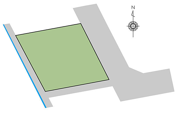 ◆区画図◆
限定一区画
価格:1225万円
敷地面積:156.16m2(47.23坪)