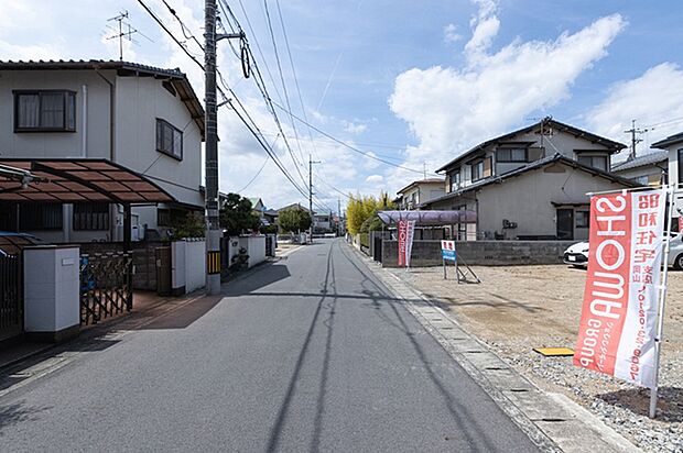 ◆前面道路(西向き)◆
南側:市道 福泊16号線5.98m