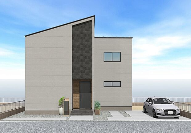 【◆建物プラン例(外観)◆】3LDK+ファミリークローゼット
土地面積:175.31m2(53.03坪)、建物面積:94.20m2(28.48坪)、建物価格:2108万円