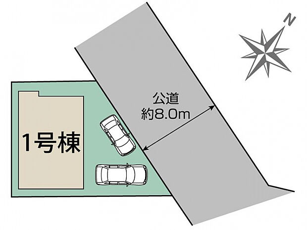東村山市恩多町1丁目1棟 区画図